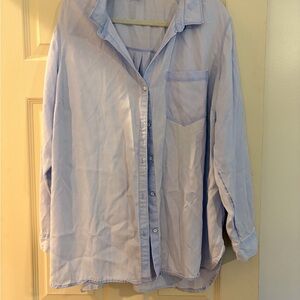 Old Navy Light Blue Button-Up Shirt